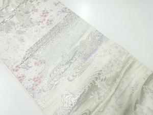 アンティーク　龍安寺模様織出し袋帯（材料）